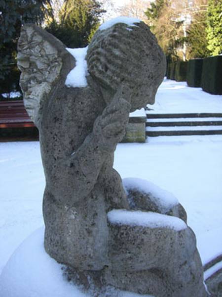 engel im schnee